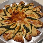Torta fiore d spinaci
